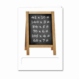 Chalkboard Math Happy 420