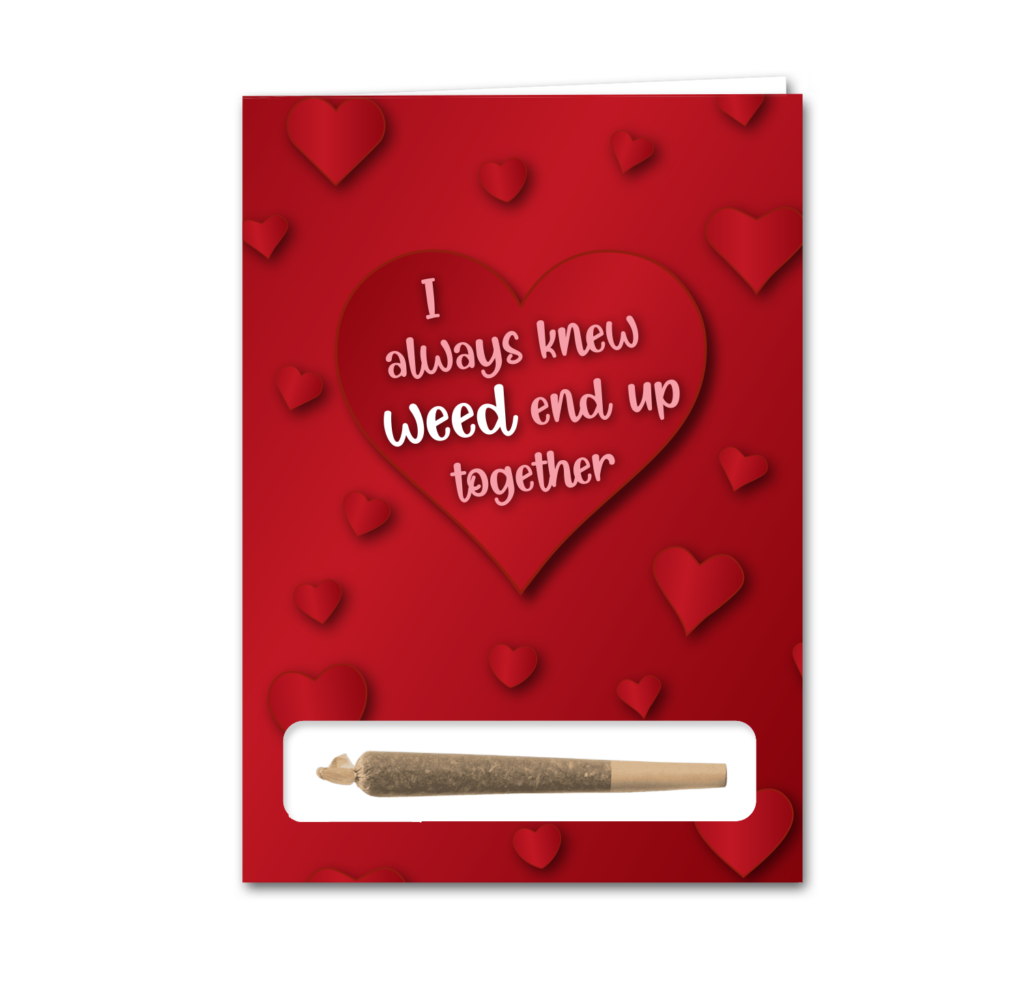 Valentine's Day Cannabis Greeting Card